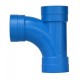 Derivazione a 90° FFF diam. 50 blu