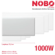 Radiatore elettrico norvegese NOBO 1000W per ambienti fino a 20 m² (include termostato NCU-2Te)