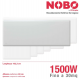 Radiatore elettrico norvegese NOBO 1500W per ambienti fino a 30 m² (include termostato NCU-2Te)