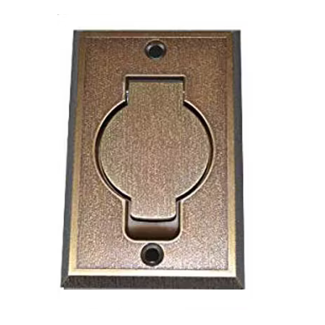 Presa aspirante in metallo BRONZO a parete
