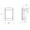 RETRAFLEX 2 guarnizione gomma blocco tubo flessibile.